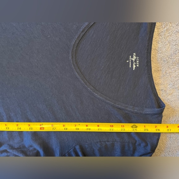 J Crew LOT OF 3 Sz L - 1 each Long Sleeve, Short Sleeve Tees and 1 Open Cardigan - Picture 13 of 13